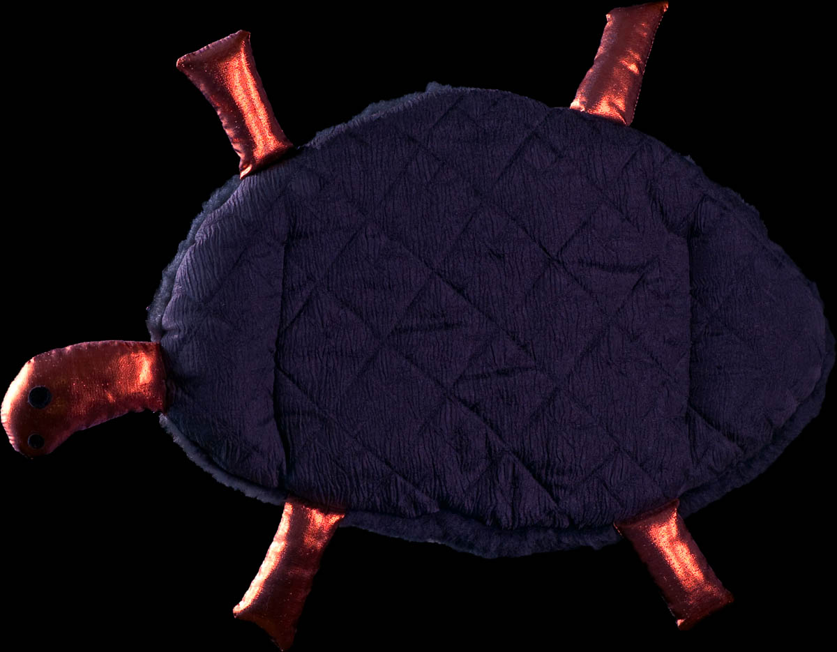 Rabattement des pattes. Pré-schématique  Dessin de Olivier Baier Âge : 4 ans Dimensions : 38 cm x 40 cm Couleurs variées  The turtle’s legs are splayed out. Pre-schematic Drawing by Olivier Baier Age: 4 Dimensions: 38 cm x 40 cm Varied colours
