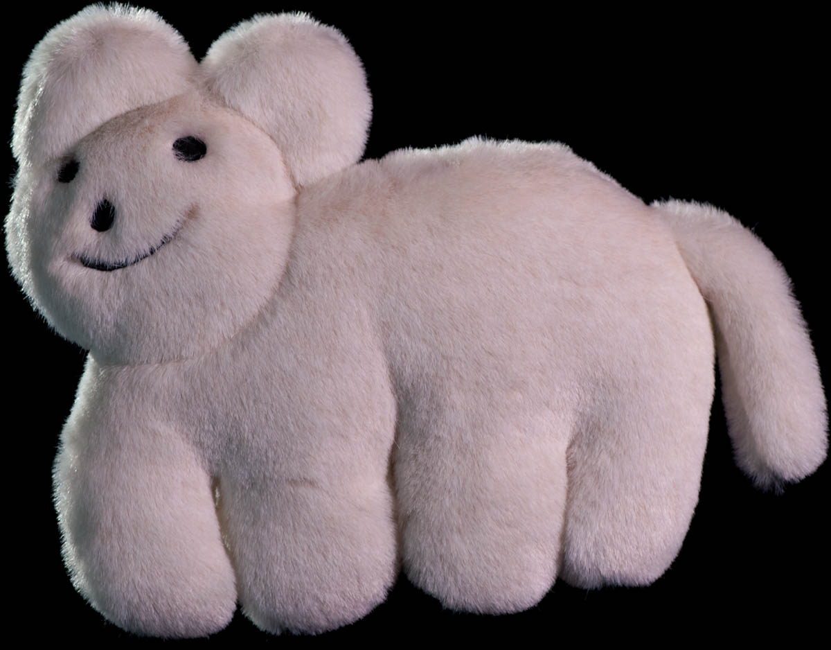 Jeu de mot pour l’ours polaire Pré-schématique Tout est au même plan. Il sait compter. Dessin de Olivier Baier Âge : 5 ans Dimensions : 19 cm x 25 cm Couleur : Ivoire  Child’s version of “polar bear” Pre-schematic Everything is on the same plane. The child can count. Drawing by Olivier Baier Age: 5 Dimensions: 19 x 25 cm Colour: ivory