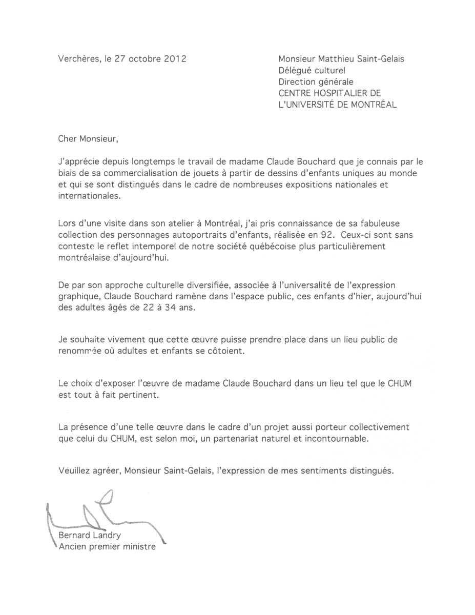 2012 Bernard Landry, Ancien premier ministre