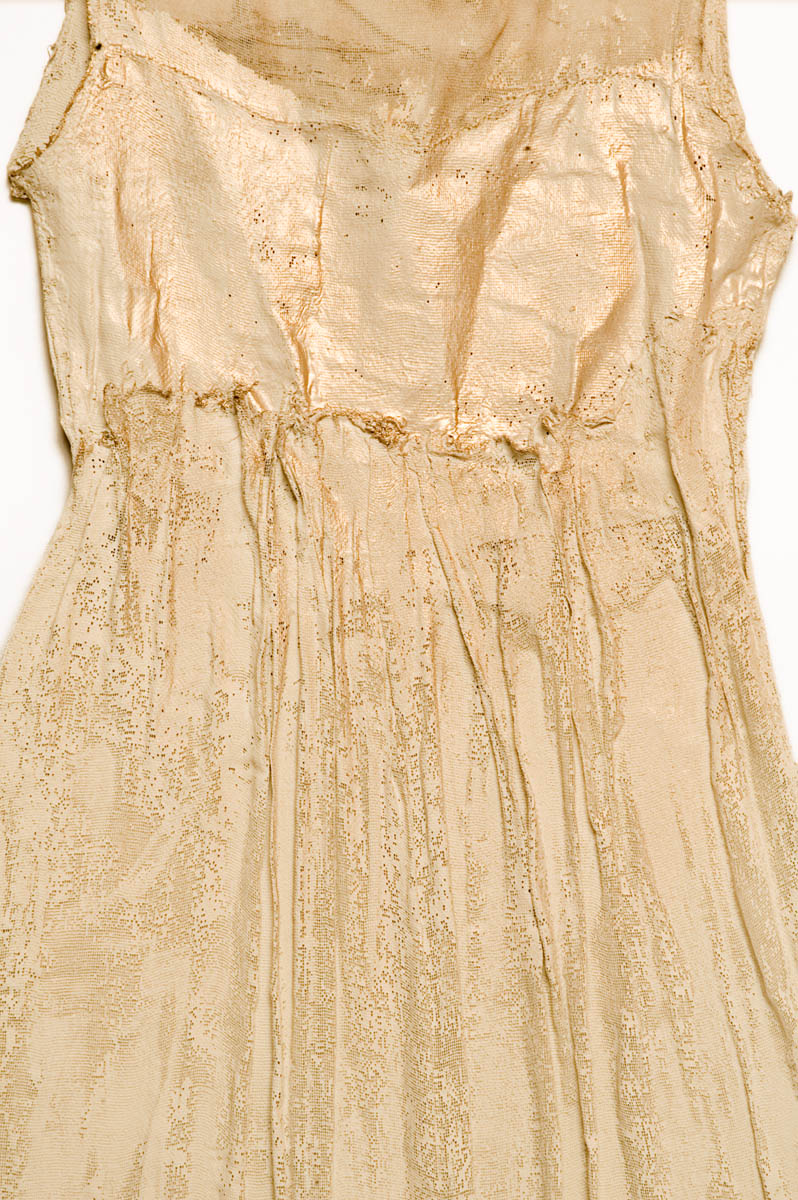 Enduit sur coton filet / Glazed muslin (2005) 134 cm x 40 cm